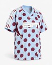 Jersey Adidas x ESPN azul con lunares bordeaux.webp