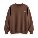 SUDADERA ALO CAFE CUELLO REDONDO 