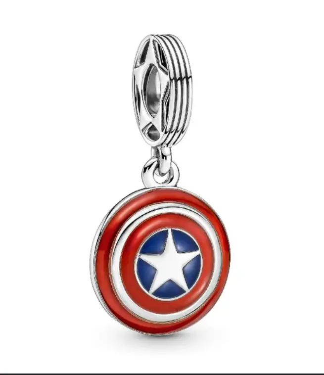 CHARM PANDORA ESCUDO DEL CAPITAN AMERICA